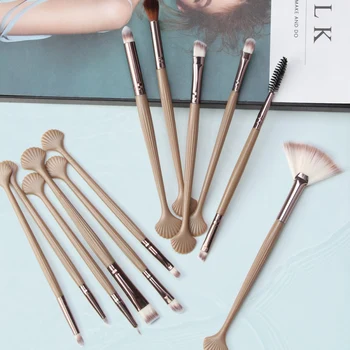 12pcs Shell Eye Makeup Brush Set Eye Shadow Brush Concealer Brush Eyeliner Brush Kits Makeup Tools MKXJ
12pcs Shell Eye Makeup Brush Set Eye Shadow Brush Concealer Brush Eyeliner Brush Kits Makeup Tools MKXJ
