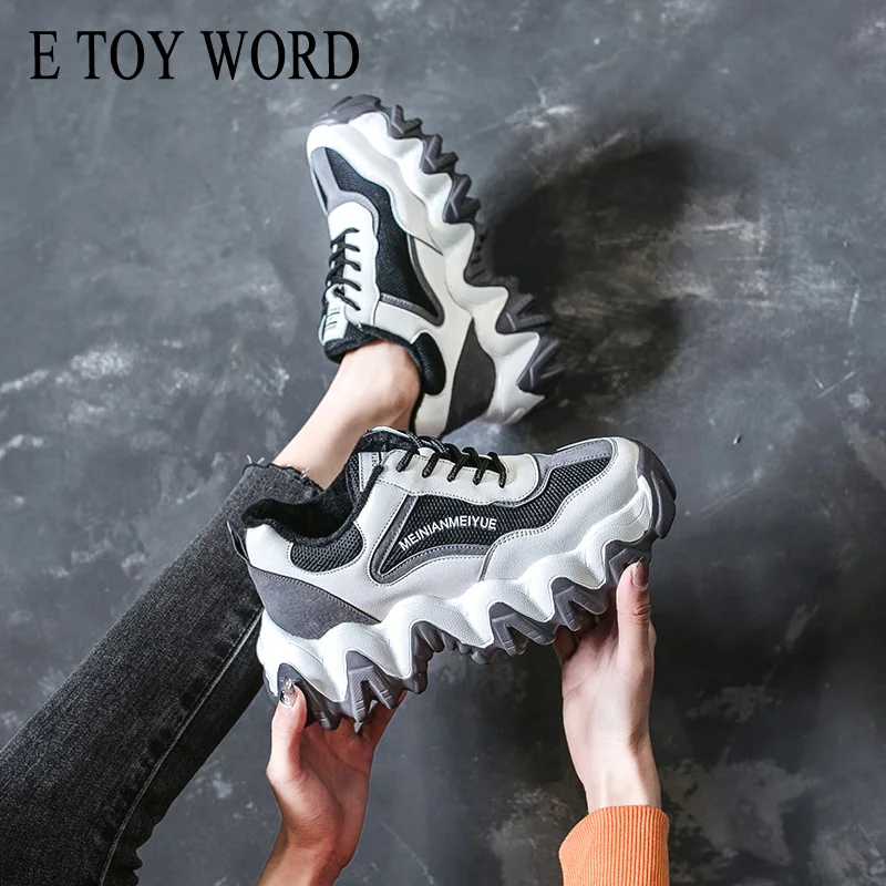 E TOY WORD Daddy shoes women wear Korean version plus velvet autumn winter tide wild women's shoes thick bottom sneakers fashion
E TOY WORD Daddy shoes women wear Korean version plus velvet autumn winter tide wild women's shoes thick bottom sneakers fashion