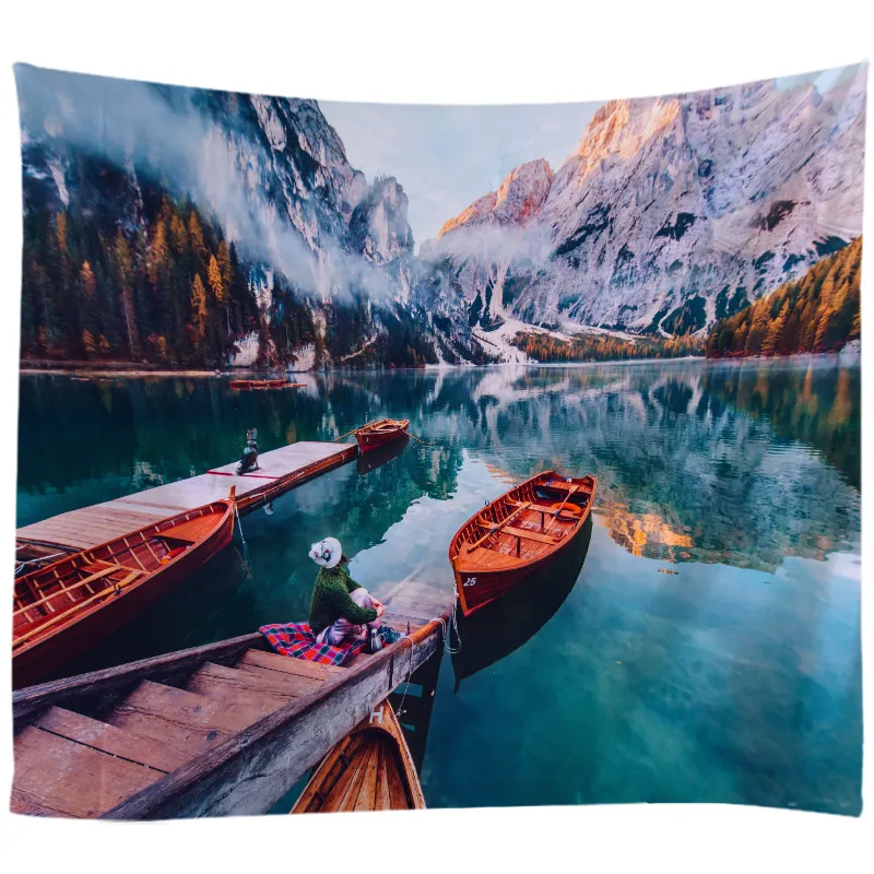 Natural Landscape Painting Tapestry Wall Hanging Cloth Bed Spread Beach Towel Table Cloth Yoga Mat House Living Room Decoration
Natural Landscape Painting Tapestry Wall Hanging Cloth Bed Spread Beach Towel Table Cloth Yoga Mat House Living Room Decoration