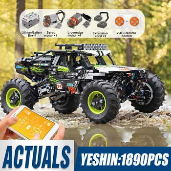 RC All-Terrain Vehicle High-Simulation Buggy Model 2.4G Wireless Remote Control Building Blocks Lepinblocks Car Toys
RC All-Terrain Vehicle High-Simulation Buggy Model 2.4G Wireless Remote Control Building Blocks Lepinblocks Car Toys