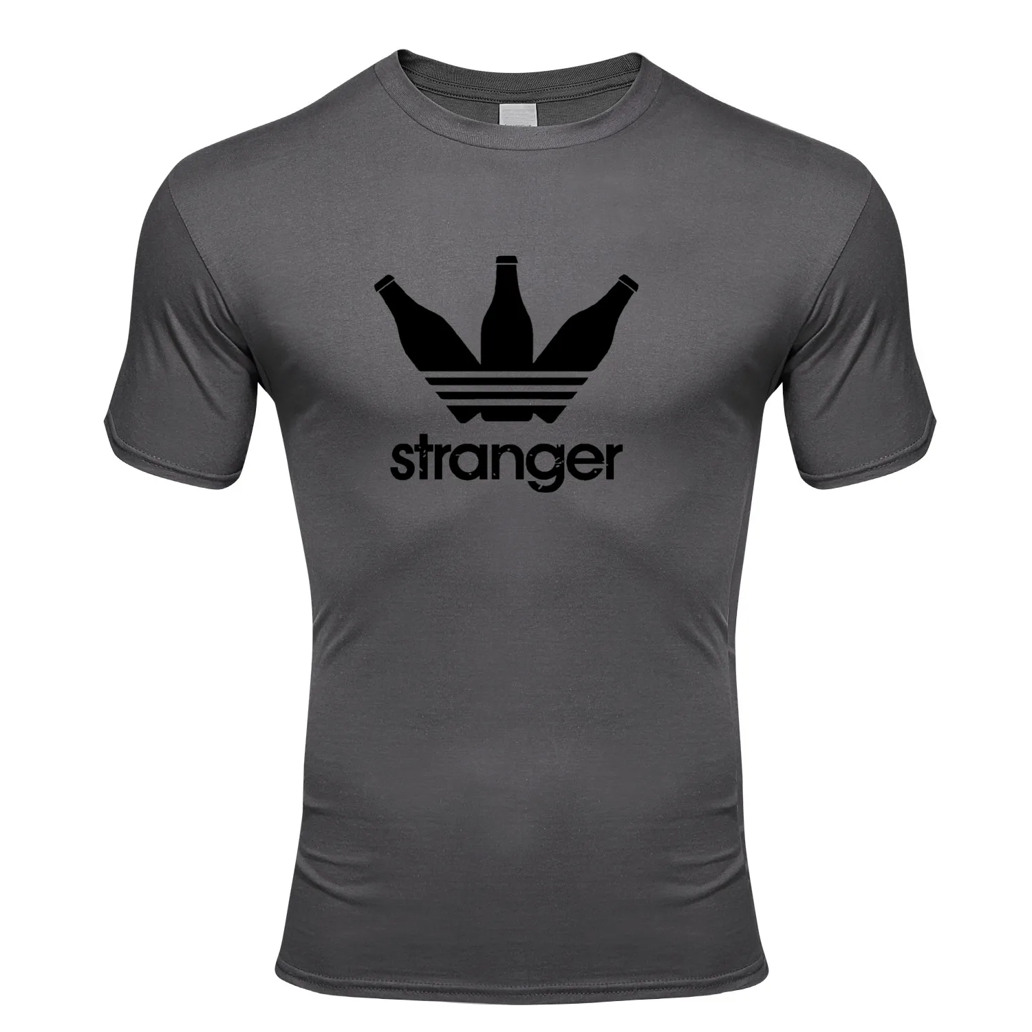 2020 New Summer Men's Fashion T-Shirt Printed TheBottle T-Shirt O-Neck Short-Sleeved and Style T-Shirt 95% Cotton Sport
