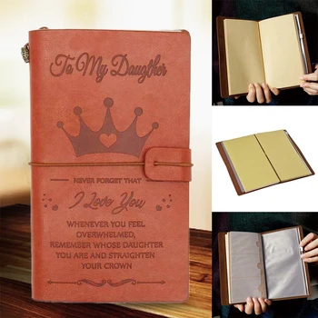 Vintage A6 Traveler's Notebook Travel Journal Diary Planner Note Book Leather Cover Paper Blank Notebooks & Writing Supplies 
Vintage A6 Traveler's Notebook Travel Journal Diary Planner Note Book Leather Cover Paper Blank Notebooks & Writing Supplies