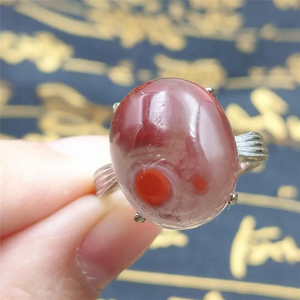 17x14mm Natural South Red Agate Adjustable Size Ring Rare Crystal Women Gift 925 Sterling Silver Oval Beads AAAAA
17x14mm Natural South Red Agate Adjustable Size Ring Rare Crystal Women Gift 925 Sterling Silver Oval Beads AAAAA