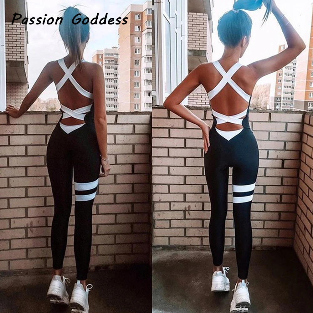 Sexy Women Backless Jumpsuits Bust Pad Full Bodysuit Elastic Overalls Outfits Mujer Slim Fit Bandage Fitness Jumpsuit Rompers
Sexy Women Backless Jumpsuits Bust Pad Full Bodysuit Elastic Overalls Outfits Mujer Slim Fit Bandage Fitness Jumpsuit Rompers