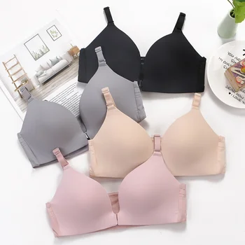 Women Seamless Sexy Front Button Bras Girls Push Up Bra Lingerie Underwear Female Solid Color wire Free Bra
Women Seamless Sexy Front Button Bras Girls Push Up Bra Lingerie Underwear Female Solid Color wire Free Bra