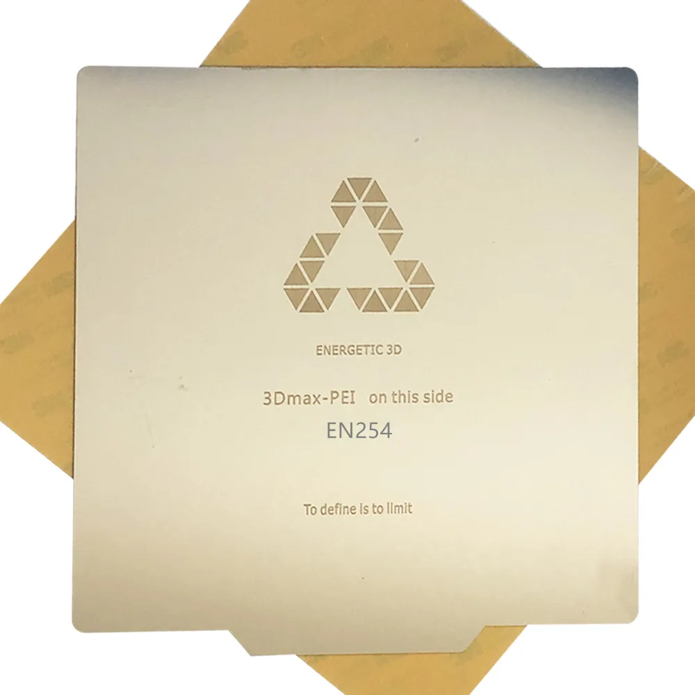 ENERGETIC 3D Printer Flexible Spring Steel PEI Removal Build Surface for Robo R1 3D Printer Platform 254x254mm/10"x10"
ENERGETIC 3D Printer Flexible Spring Steel PEI Removal Build Surface for Robo R1 3D Printer Platform 254x254mm/10"x10"