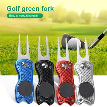 Foldable Golf Divot Repair Tool with Golf Ball Tool Marker Switchblade Pitch Groove Cleaner Golf Pitchfork Putting Green Fork
Foldable Golf Divot Repair Tool with Golf Ball Tool Marker Switchblade Pitch Groove Cleaner Golf Pitchfork Putting Green Fork