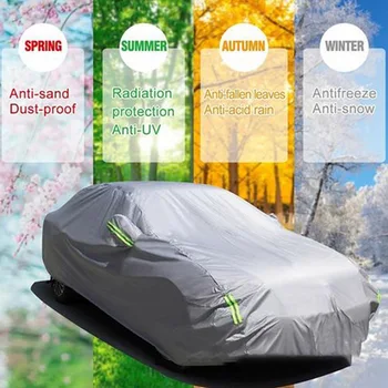 Car Cover Silver Coated Waterproof Windproof Dust Proof Heat Insulation Anti-scratch Car Coat
Car Cover Silver Coated Waterproof Windproof Dust Proof Heat Insulation Anti-scratch Car Coat