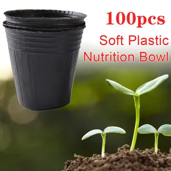 100 Pcs/lot Flower Plant Pot Plastic Nursery Flowerpot Flowers Seed Pouch Potted Bottom Hollow Nursery Pot Garden Plant Pot 
100 Pcs/lot Flower Plant Pot Plastic Nursery Flowerpot Flowers Seed Pouch Potted Bottom Hollow Nursery Pot Garden Plant Pot