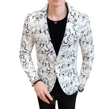 High quality white mens suit Blazer spring and autumn men suit jacket wedding party flower coat fashion slim coat Overcoat
High quality white mens suit Blazer spring and autumn men suit jacket wedding party flower coat fashion slim coat Overcoat