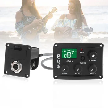 Professional 3 Bands EQ Ukulele Equalizer LCD Display Preamp System with Tuners / Colume Control Knob / Low Battery Indicator
Professional 3 Bands EQ Ukulele Equalizer LCD Display Preamp System with Tuners / Colume Control Knob / Low Battery Indicator