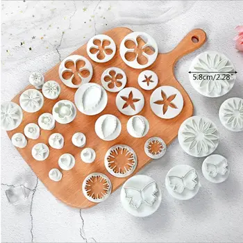 10Set 33Pcs Plunger Cutters Cake Decorating Tool Different Shapes Cookie Cutter Q6PE
10Set 33Pcs Plunger Cutters Cake Decorating Tool Different Shapes Cookie Cutter Q6PE