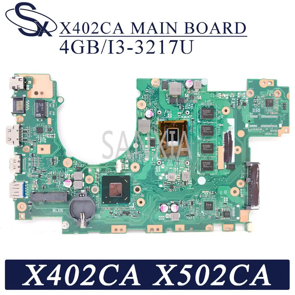 Материнская плата KEFU X402CA для ноутбука ASUS X502CA X502C X402C оригинальная материнская 4GB-RAM