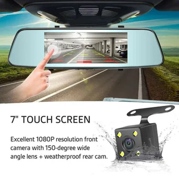 Car Dvr 7-Inch Touch Screen Backup Cameras Dash Cam Front and Rear Dual Channel with Rear View Reversing Camera
Car Dvr 7-Inch Touch Screen Backup Cameras Dash Cam Front and Rear Dual Channel with Rear View Reversing Camera