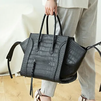 2020 Luxury Design Crocodile Pattern Top-Handle Bags Smiley Face Women Trapeze Totes Cowhide Leather Handbags Bolsa Feminina
2020 Luxury Design Crocodile Pattern Top-Handle Bags Smiley Face Women Trapeze Totes Cowhide Leather Handbags Bolsa Feminina