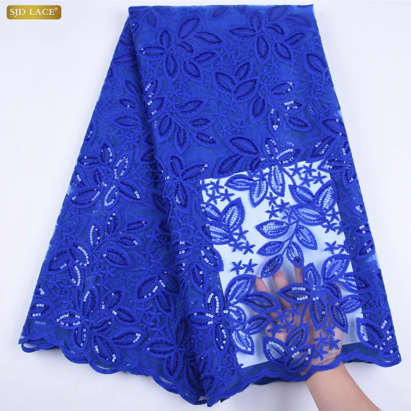 Royal Blue Sequins African French Tulle Lace Fabric Embroidery Milk Silk Lace Fabric For Wedding Dress A1715
Royal Blue Sequins African French Tulle Lace Fabric Embroidery Milk Silk Lace Fabric For Wedding Dress A1715