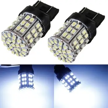 The New 2Pcs 12V T20 7440 7443 64 SMD White 6000K Car Reverse Brake Tail LED Light Bulb Lights Car Interior
The New 2Pcs 12V T20 7440 7443 64 SMD White 6000K Car Reverse Brake Tail LED Light Bulb Lights Car Interior