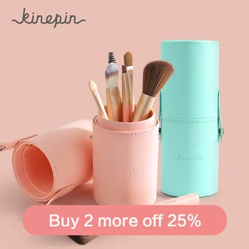 KINEPIN Makeup Brush Holder Empty Portable Make Up Brushes Case Round Pen Organizer Cosmetic Tool PU Leather Cup Container
KINEPIN Makeup Brush Holder Empty Portable Make Up Brushes Case Round Pen Organizer Cosmetic Tool PU Leather Cup Container