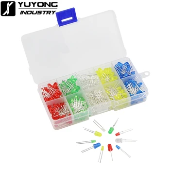 300 Piece 5 Colour 3mm and 5mm LED Pack
300 Piece 5 Colour 3mm and 5mm LED Pack