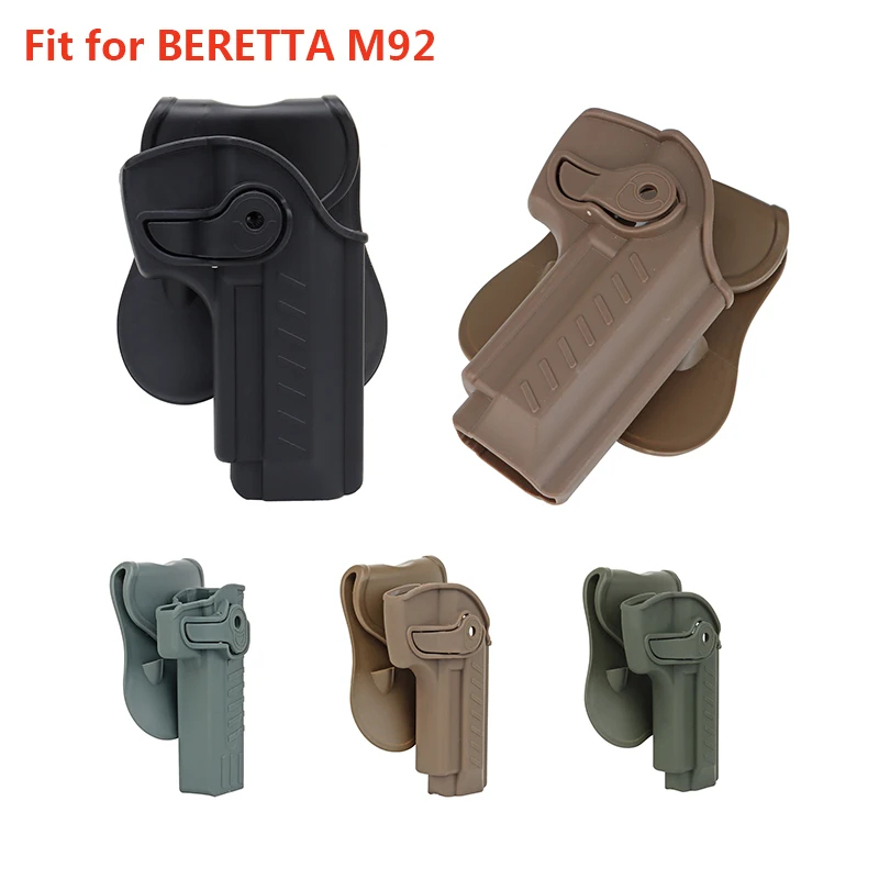 

Right Hand Beretta M9 M92 M92F M96 Holster Gun case pistol Airsoft Holsters Belt waist Hunting Equipment