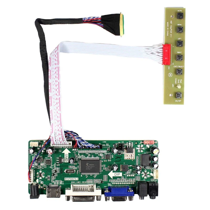 HDMI+DVI+VGA LCD Controller Board for LP156WF1-TLA1 LP156WF1 TL A1 1920*1080@USA