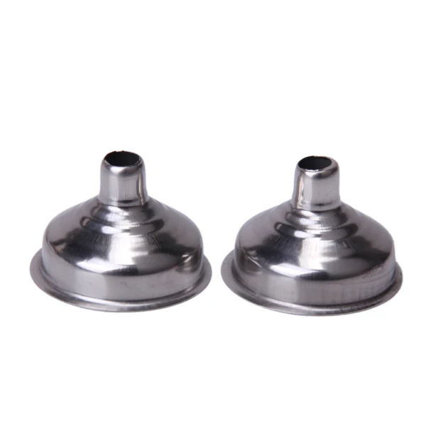Premium Mini Stainless Steel Funnels Set(2-Pack) for Flask, Spices, Liquid and More Premium Mini Stainless Steel Funnels Set(2-Pack) for Flask, Spices, Liquid and More