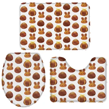 3 Pieces Bathroom Set Easter Theme Watercolor Easter Egg Pattern Durable Bath Set Toilet Cover Mat Pedestal Rug Non-Slip Bathroo
3 Pieces Bathroom Set Easter Theme Watercolor Easter Egg Pattern Durable Bath Set Toilet Cover Mat Pedestal Rug Non-Slip Bathroo