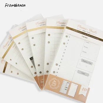 Spiral Notebook Journal Filler Papers A6 Planner Daily Weekly Insert Pages Diary Book Inner Core for Dokibook Stationery
Spiral Notebook Journal Filler Papers A6 Planner Daily Weekly Insert Pages Diary Book Inner Core for Dokibook Stationery