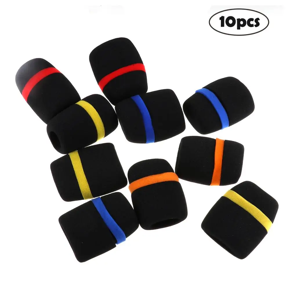 10 Pack Standard Handheld Stage Thick Microphone Windscreen Sponge Covers Easy to Install Washable Reusable Protective Covers
10 Pack Standard Handheld Stage Thick Microphone Windscreen Sponge Covers Easy to Install Washable Reusable Protective Covers