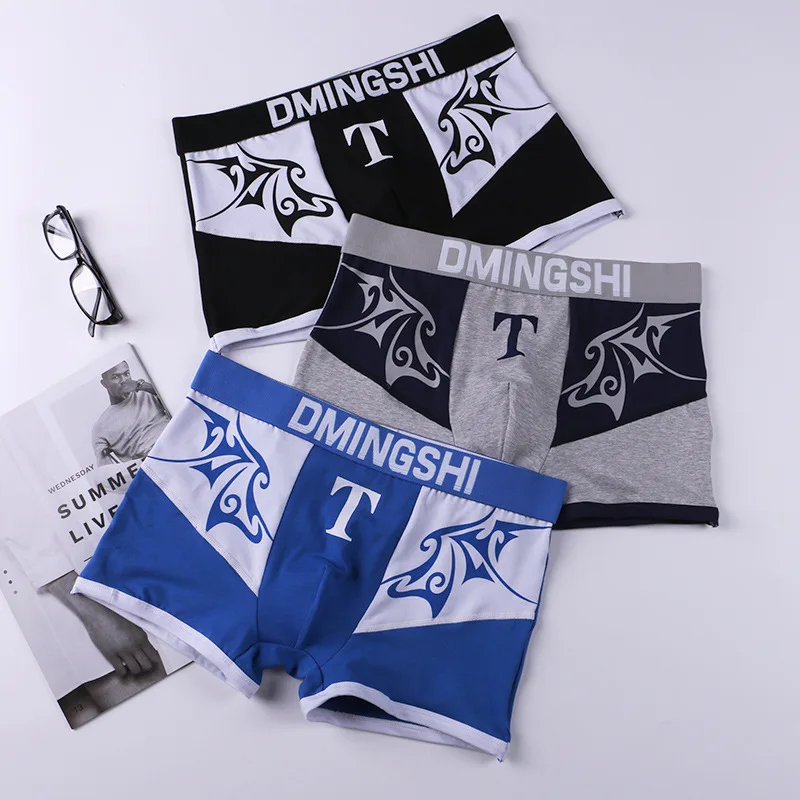 Men Underwear Cotton Boxer Shorts Printed Breathable Printed Korean Personality Youth Autumn and Winter Boxer Pants Calzoncillos
Men Underwear Cotton Boxer Shorts Printed Breathable Printed Korean Personality Youth Autumn and Winter Boxer Pants Calzoncillos