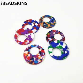 New arrival! 50pcs 32mm acetic acid Round-shape charm for earrings accessories,Earring parts,jewelry making DIY 
New arrival! 50pcs 32mm acetic acid Round-shape charm for earrings accessories,Earring parts,jewelry making DIY