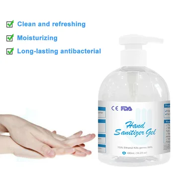 480ml Hand Sanitizer Gel Anti-Bacteria Moisturizing Liquid Disposable No Clean Waterless Antibacterial Hand Gel
480ml Hand Sanitizer Gel Anti-Bacteria Moisturizing Liquid Disposable No Clean Waterless Antibacterial Hand Gel