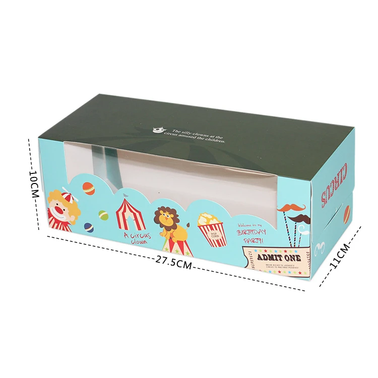 50pcs cake roll box cup cake muffin gift box packaging wedding