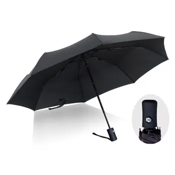 Business Fully Automatic Umbrella 8K Parasol for Men Big Three-folding Windproof and Waterproof Women Umbrella Amour Parapluie
Business Fully Automatic Umbrella 8K Parasol for Men Big Three-folding Windproof and Waterproof Women Umbrella Amour Parapluie