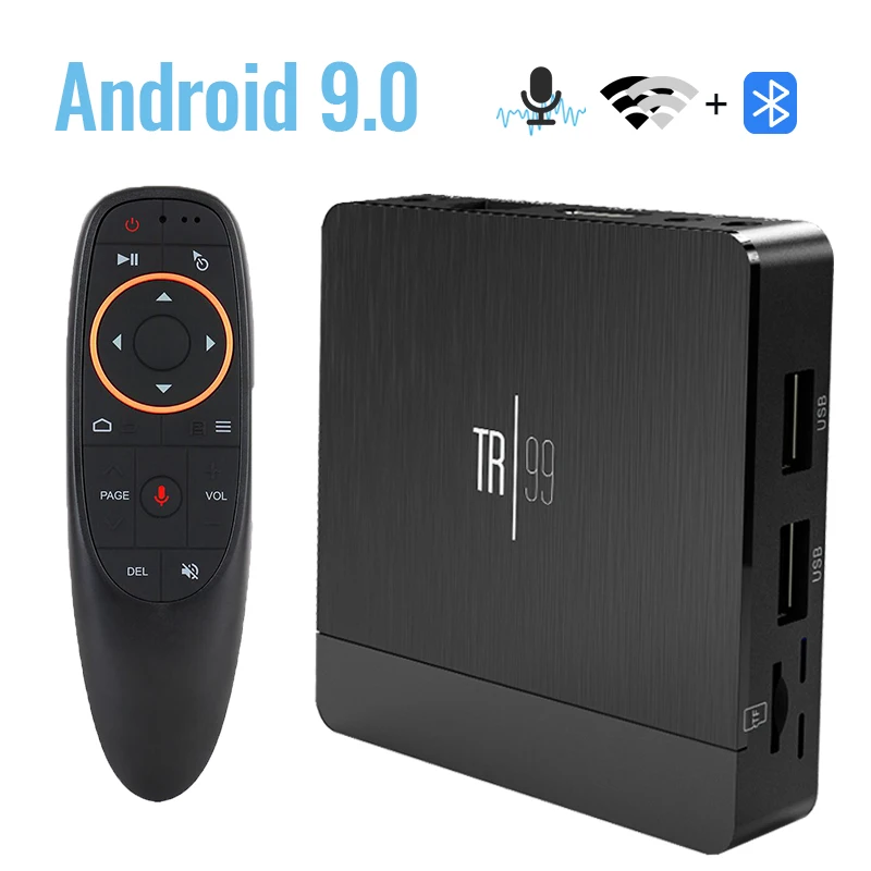 Transpeed TR99 Android 9.0Smart TV BOX Google Voice Assistant Amlogic S905X2 4GB 64GB Wifi Bluetooth 4K 3D Set top box IPTV
Transpeed TR99 Android 9.0Smart TV BOX Google Voice Assistant Amlogic S905X2 4GB 64GB Wifi Bluetooth 4K 3D Set top box IPTV
