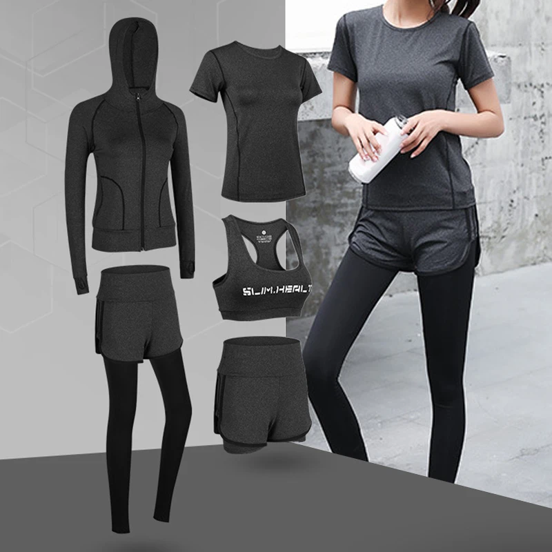 Women Yoga Sets Five Piece 5 Set Female Clothing Sets Gym Clothes For Women Sportswear Sports Training Gym Training Clothes
Women Yoga Sets Five Piece 5 Set Female Clothing Sets Gym Clothes For Women Sportswear Sports Training Gym Training Clothes