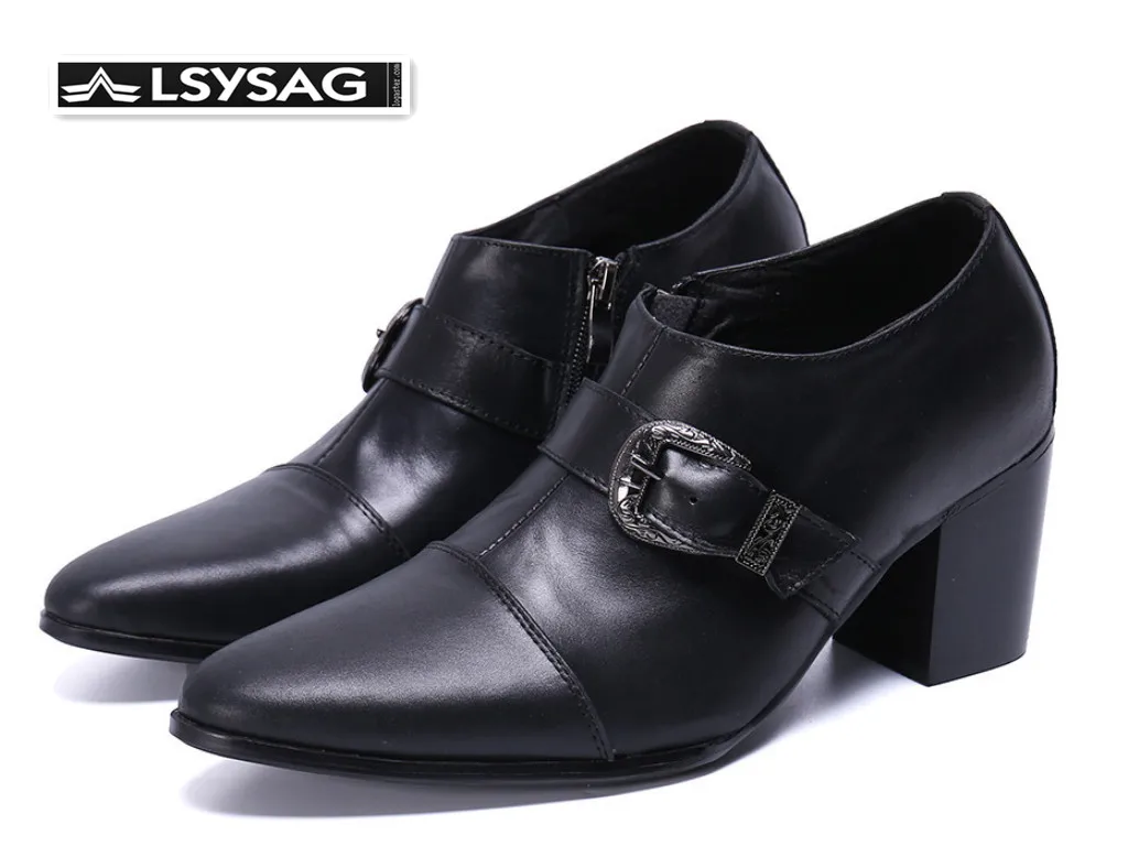 New Increase Height Men Oxford Shoes High Heels Genuine Leather Men Party Shoes British Big Size Stage Show Shoes 
New Increase Height Men Oxford Shoes High Heels Genuine Leather Men Party Shoes British Big Size Stage Show Shoes