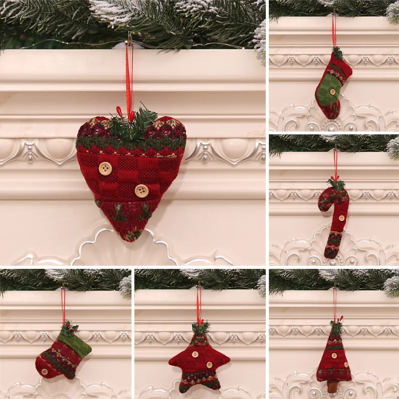 Christmas Tree Pendants Star Boots Crutch Gloves Heart Hanging Pendant Sock Ornament Xmas New Year Party Decoration Kids Gift 
Christmas Tree Pendants Star Boots Crutch Gloves Heart Hanging Pendant Sock Ornament Xmas New Year Party Decoration Kids Gift