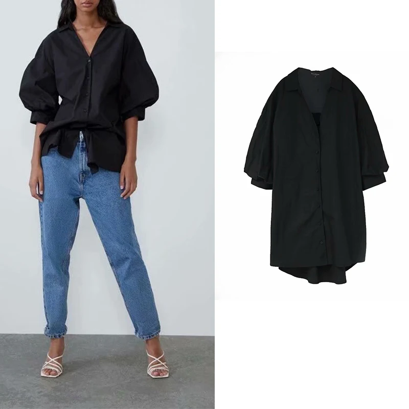 ZA 2019england vintage oversize loose poplin blusas mujer de moda autumn long shirt women womens top and shirt plus szie
ZA 2019england vintage oversize loose poplin blusas mujer de moda autumn long shirt women womens top and shirt plus szie