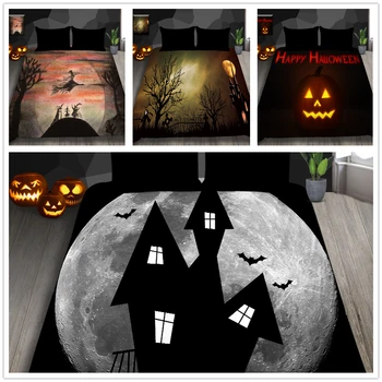 High Quality Duvet Cover Set Gift for kids Halloween Theme Bedding Set Twin Full Queen Size with Pillowcase for Home Textile Set
High Quality Duvet Cover Set Gift for kids Halloween Theme Bedding Set Twin Full Queen Size with Pillowcase for Home Textile Set