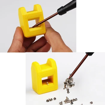 Magnetizer Demagnetizer Tool Screwdriver Bench Bits Gadget Handy Magnetized Driver Quick Magnetic Degaussing 2/4/6PC
Magnetizer Demagnetizer Tool Screwdriver Bench Bits Gadget Handy Magnetized Driver Quick Magnetic Degaussing 2/4/6PC