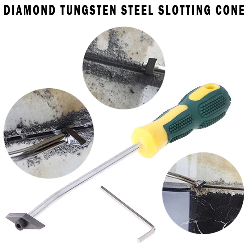 Tungsten Alloy Steel Tile Hole Drill Bit Practical Slotting Grouting Wall Joint Tool Household Construction Essential Accessorie
Tungsten Alloy Steel Tile Hole Drill Bit Practical Slotting Grouting Wall Joint Tool Household Construction Essential Accessorie