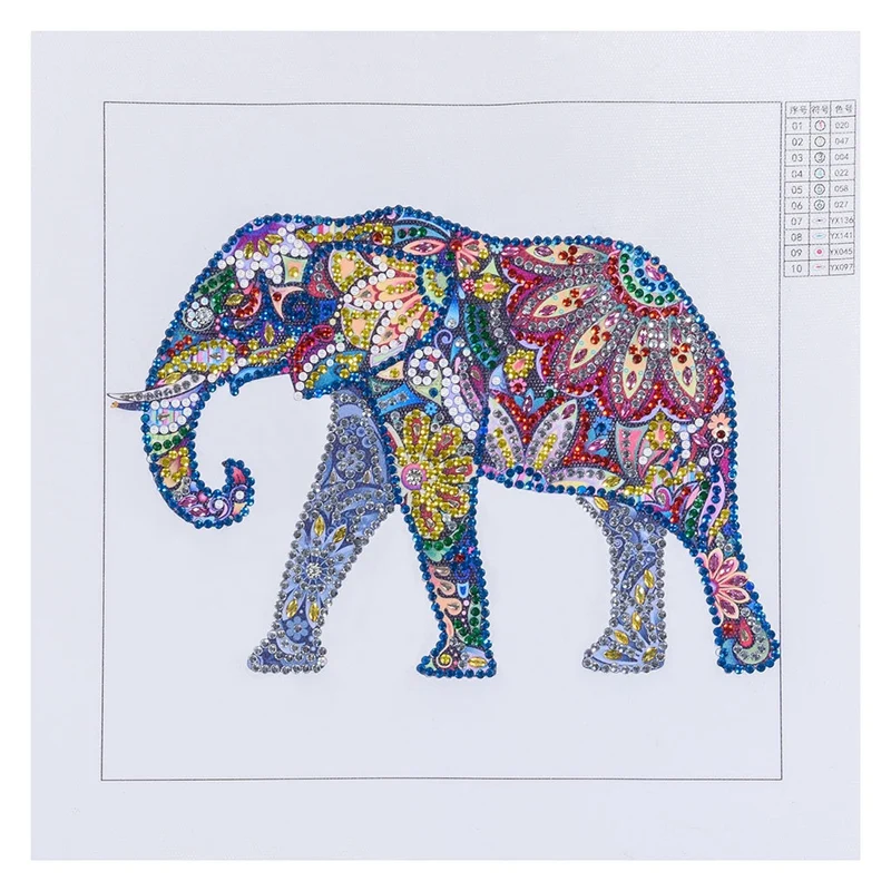 5D Diy Diamond Painting Partial Special Shaped "Color Elephant" Embroidery Cross Stitch Gift Home Decor
5D Diy Diamond Painting Partial Special Shaped "Color Elephant" Embroidery Cross Stitch Gift Home Decor