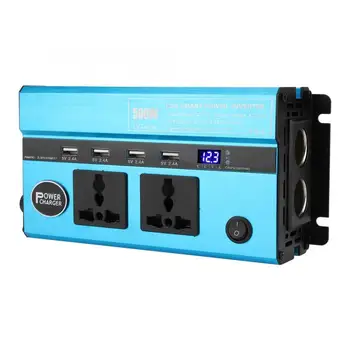Smart Power Inverter DC12V to AC 220V Universal Car Charger 500W High conversion rate long working time stable power
Smart Power Inverter DC12V to AC 220V Universal Car Charger 500W High conversion rate long working time stable power