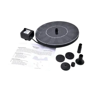 Solar Fountain Pump Bird Bath Floating Pump Kit Free Standing Floating with Different Spay Heads for Garden Pond
Solar Fountain Pump Bird Bath Floating Pump Kit Free Standing Floating with Different Spay Heads for Garden Pond