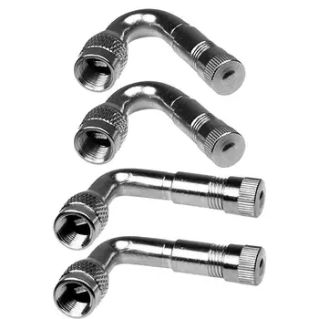 4Pcs Valve Durable Brass Air Tyre Valve 90 Degree Valve Stem Extension Adapter Schrader Valve Stem for Car
4Pcs Valve Durable Brass Air Tyre Valve 90 Degree Valve Stem Extension Adapter Schrader Valve Stem for Car