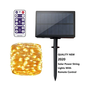 Solar Powered Multifunctional Waterproof Party LED String Lights With Remote Control Outdoor Garden Home Adjustable Brightness
Solar Powered Multifunctional Waterproof Party LED String Lights With Remote Control Outdoor Garden Home Adjustable Brightness