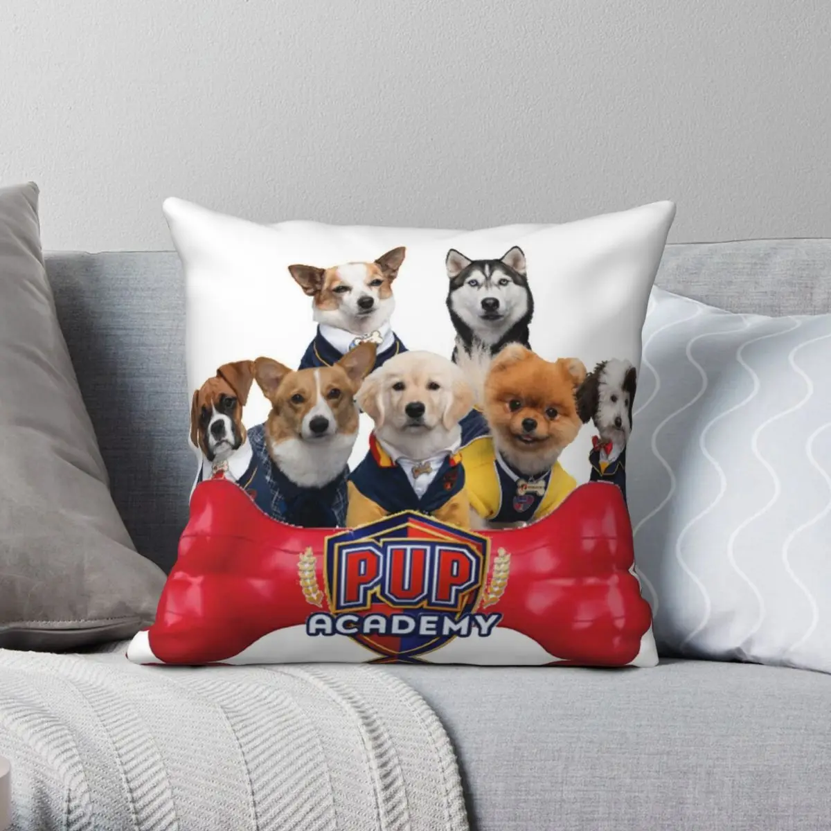 Pup Academy Show Square Pillowcase Polyester Linen Velvet Creative Zip Decor Throw Pillow Case Sofa Cushion Cover 45x45
Pup Academy Show Square Pillowcase Polyester Linen Velvet Creative Zip Decor Throw Pillow Case Sofa Cushion Cover 45x45