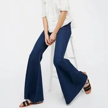 2019 Autumn Women Cool Soft Flare Jeans Pants Light Washed Slim Bell-Bottoms Pants High Mid-Waist Denim Trousers
2019 Autumn Women Cool Soft Flare Jeans Pants Light Washed Slim Bell-Bottoms Pants High Mid-Waist Denim Trousers