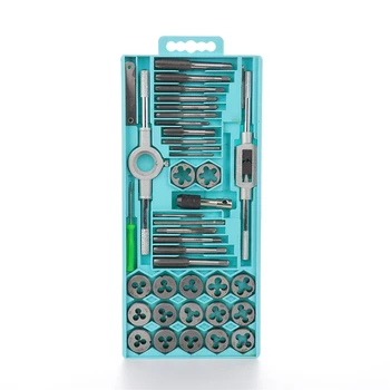 40pcs/Set Tap Die Kit M3-M12 Screw Thread Nut Bolt Metal Wrench Screws Portfolio Hand Tool with Storage Box
40pcs/Set Tap Die Kit M3-M12 Screw Thread Nut Bolt Metal Wrench Screws Portfolio Hand Tool with Storage Box